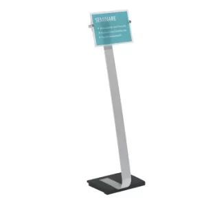 CRYSTAL SIGN floor stand