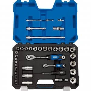 Draper 42 Piece Combination Drive Hex Socket Set Metric Combination