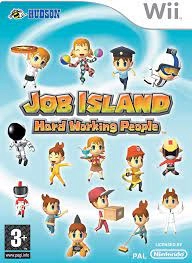 Job Island Hard Working People Nintendo Wii Game