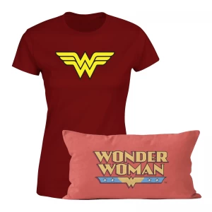 Wonder Woman T-Shirt And Cushion Bundle - Kids - 3-4 Years