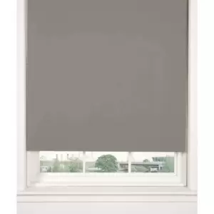 Thermal Blackout Grey 90cms Wide (Approx) Straight Edged Roller Blind