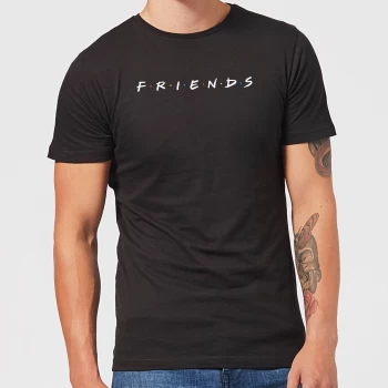 Friends Logo Mens T-Shirt - Black - 4XL - Black