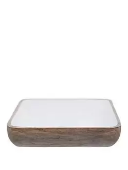 Premier Housewares Kara Mango Wood Large Serving Dish