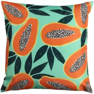 Papaya Outdoor Cushion Aqua