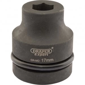 Draper Expert 1" Drive Hexagon Impact Socket Metric 1" 17mm