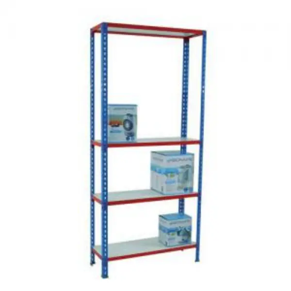 ESE Direct Melamine Faced Boltless Shelving, 175kg UDL per shelf, 4 shelves, 2000H x 900W x 300D mm 404226 Garage Shelving