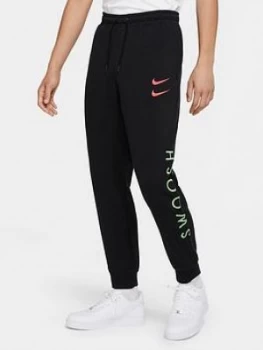 Nike Sportswear Swoosh Pants - Black, Size L, Men