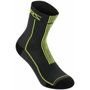 Alpinestars Summer Socks 15 2020: Black/Acid Yellow L Ap17012201047L