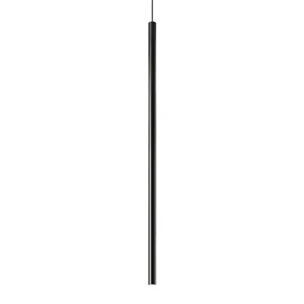 Ultrathin Integrated LED Slim 100cm Pendant Ceiling Light Matte Black 1150Lm 3000K