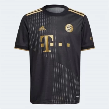 adidas Bayern Munich Away Shirt 2021 2022 Junior - Black