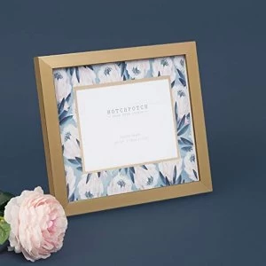 6" x 4" - Swan Lake Gold & Blue Floral Photo Frame