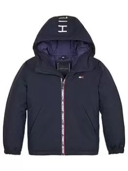 Tommy Hilfiger Boys Essential Padded Jacket - Navy, Size Age: 16 Years