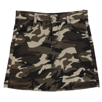 Firetrap Camo Mini Skirt Junior Girls - Camouflage