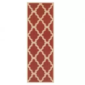 Oriental Weavers Moda Trellis Red Rug - 60x230cm