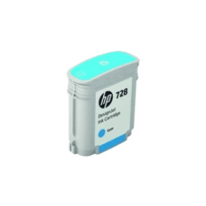 HP 728 DesignJet Ink Cyan Cartridge 40ml