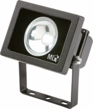 KnightsBridge IP65 Adjustable Low Energy LED Security Flood Light Black Aluminium. - 10 Watt