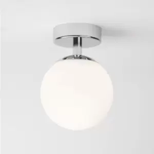 Astro Denver - 1 Light Semi Flush Bathroom Ceiling Light Polished Chrome IP44, G9