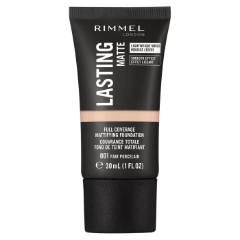 Rimmel London Lasting Matte Foundation 30ml (Various Shades) - 005 Alabaster