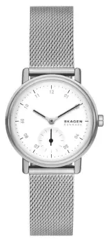 Skagen SKW3100 Kuppel Lille (32mm) White Dial / Steel Mesh Watch