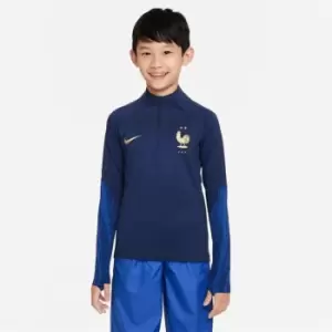 Nike Strike Big Kids Nike Dri-FIT Knit Soccer Drill Top - Blue