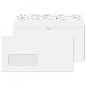 PREMIUM DL Envelopes 220 x 110 mm 120 gsm Diamond White Smooth Pack of 50