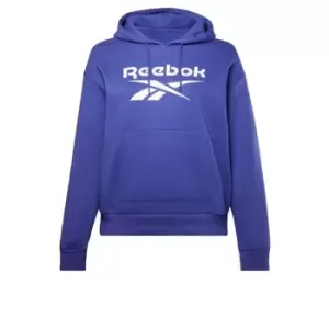 Reebok Identity Logo Fleece Hoodie (Plus Size) Wom - Purple