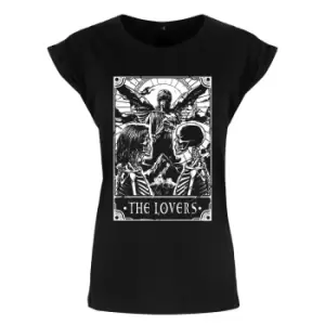 Deadly Tarot Womens/Ladies The Lovers T-Shirt (XXL) (Black)