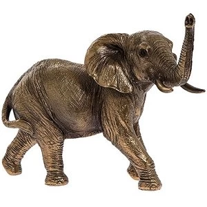 Reflections Bronzed Elephant Figurine By Lesser & Pavey