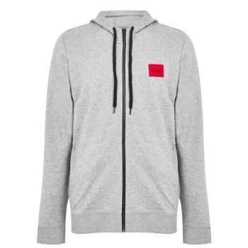 Hugo Daple Zip Through Hoodie - Grey