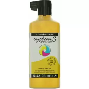 Daler-Rowney System3 Ink 180ml Cadmium Yellow Hue