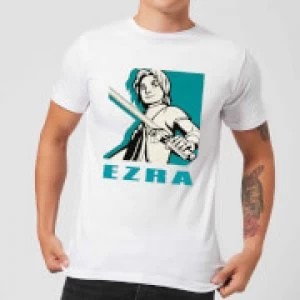 Star Wars Rebels Ezra Mens T-Shirt - White - S