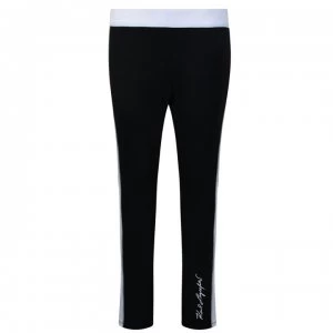 Karl Lagerfeld Girls Logo Leggings - Black 09B