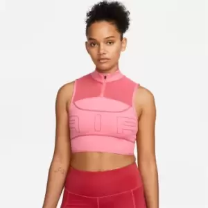 Nike Dri-FIT Air Womens Cropped Tank Top - Pink