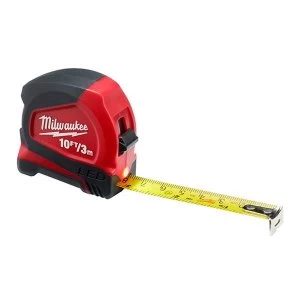 Milwaukee Hand Tools LED Tape Measure 3m/10ft (Width 12mm)