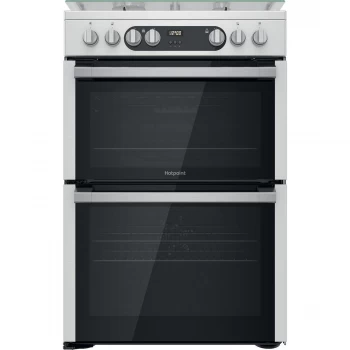 Hotpoint HDM67G9C2CX Double Oven Dual Fuel Cooker