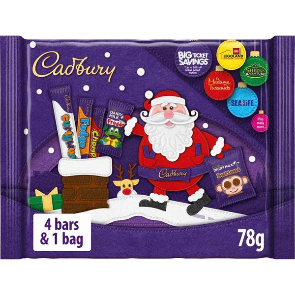 Cadbury Gifts Direct Cadbury Chocolate Selection Pack 78g (Box of 26) 4260674O