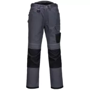 Portwest Mens Urban Work Trousers (30R) (Zoom Grey/Black) - Zoom Grey/Black