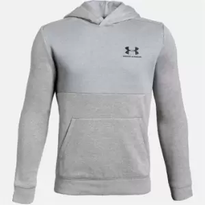 Under Armour Sportstyle Fleece Hoodie Junior Boys - Grey