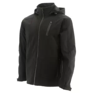 Caterpillar Mens Mercury Soft Shell Jacket (XL) (Black)