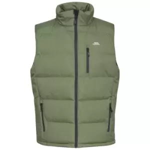 Trespass Mens Clasp Padded Gilet/Bodywarmer (S) (Moss)