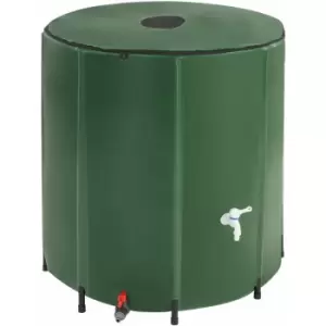 Tectake - Rainwater Tank - 500 l - green