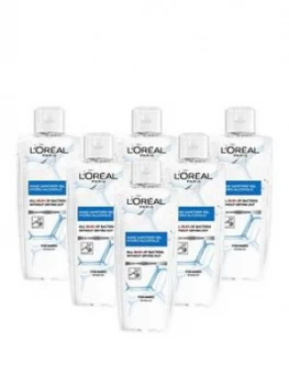 LOreal Paris LOreal Anti Bacterial Hand Sanitiser Gel 70% Alcohol 200ml Pack of 6, One Colour, Women