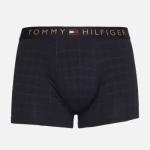 Tommy Hilfiger Mens Trunks + Socks Set - Window Check/Desert Sky - L