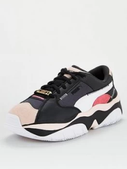 Puma Storm.Y Anti-Valentines - Black/Pink, Size 5, Women