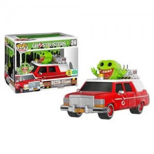 Ghostbusters ECTO 1 & Slimer Pop Ride & Vinyl Figure SDCC 2016 EXC