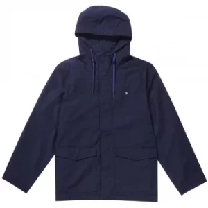 Farah Mens Higgs Hooded Coat True Navy Medium