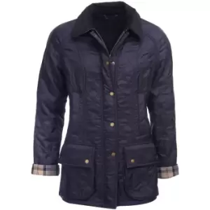 Barbour Womens Beadnell Polarquilt Jacket Navy 12