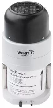 Weller WFE P, 230V ac Solder Fume Extractor, Fine Dust Filter F7; HEPA Filter H13 & Wide Band Gas Filter, 70W, Euro Plug