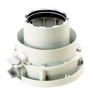 Worcester Bosch Horizontal Flue Adaptor, (Dia)125mm