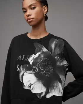 AllSaints Presila Floral Print Pippa Sweatshirt